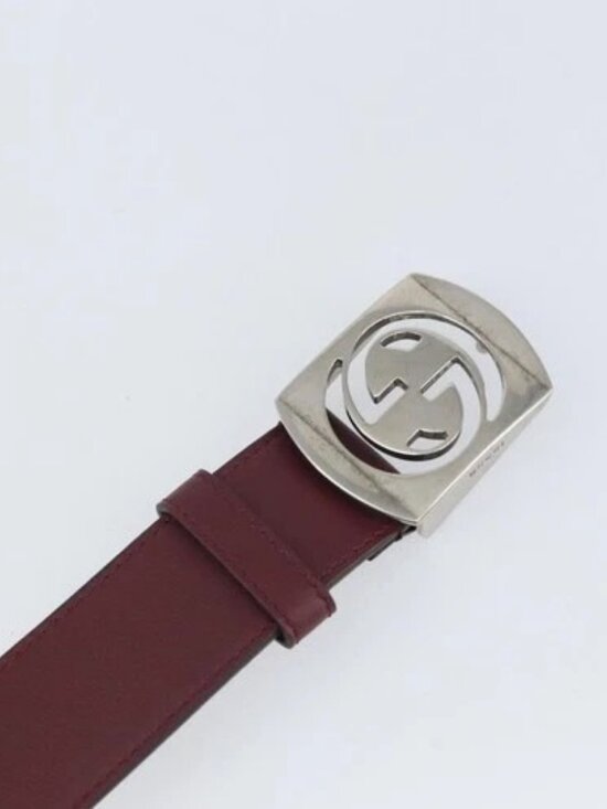 GUCCI Belt Leather 43.7\